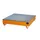 Systeem-Opvangbak Oranje 4x 200l 216l 285x1200x1200mm Rooster