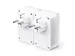 10/100/1000 Mbps, HomePlug AV2, OFDM (PLC), 58 x 42 x 95 mm, BE