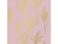 Toonbankrol Kangaro papier roze/goud 80 grams 50 cm breed 200 meter