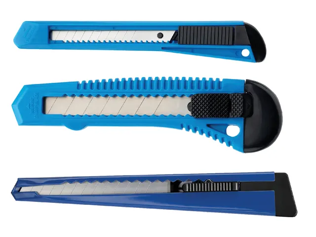 Cutter Westcott Office 9mm Manche En Plastique Bleu