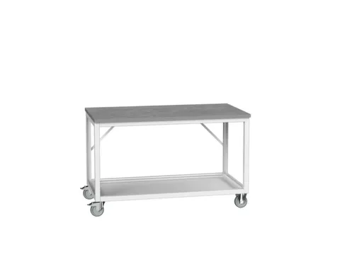 établi roulant HxlxP 930x1500x800mm plateau linoléum