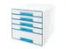 Ladenblok Leitz WOW Cube 5 laden wit/blauw