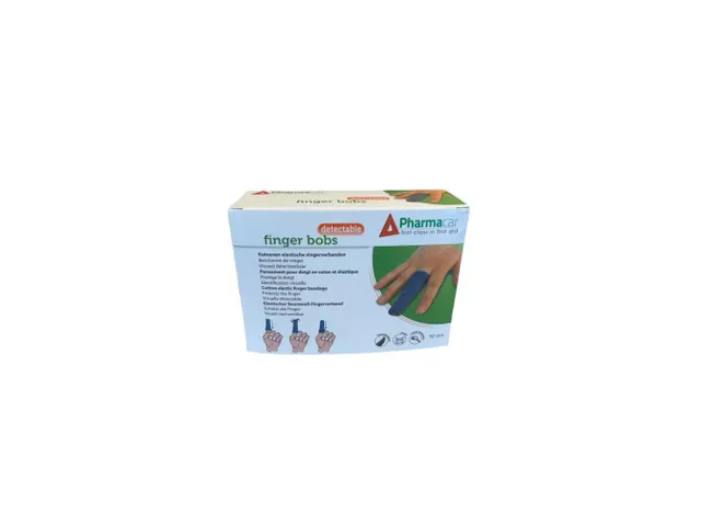 Quick Q102228 vingerbobs, blauw, per 50 stuks