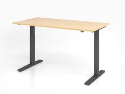 Elektrisch in hgte vst. zit-sta-bureau,HxBxD 700-1200x1600x800mm