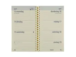 Agenda 2027 Brepols Optivision Pocket Palermo 7dagen/2pagina's zwart