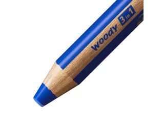 Kleurpotloden STABILO 880 woody 3 in 1 multitalent blauw - 2
