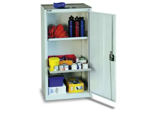 werkplaatskast,HxBxD 1000x500x500mm,2xopvanglegborden,uittrekbaar