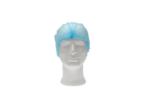 Haarnet CMT clip non-woven L 53cm detectie strip PP blauw 100 stuks