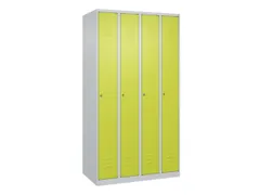 Armoire vestiaire HxlxP 1850x1000x500mm 4compart. larg. compart. 250mm