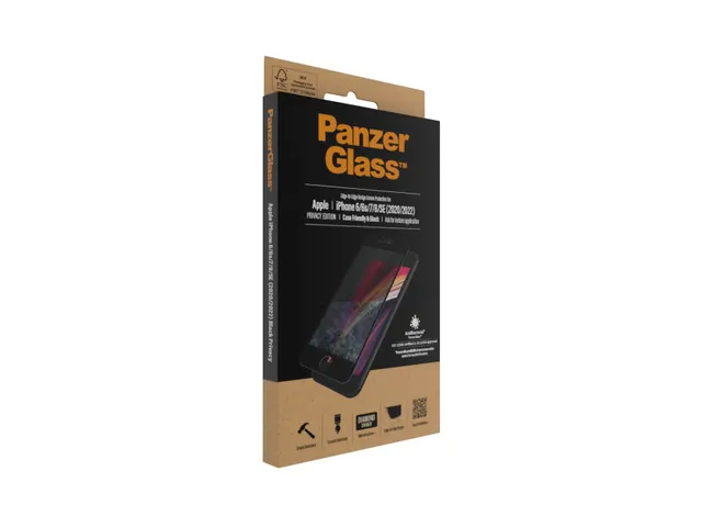 PanzerGlass Privacy Screen Protector iPhone SE (2020/2022) | 8 | 7