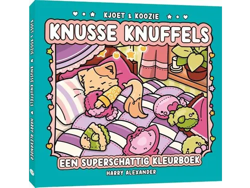 Kleurboek MUS Kjoet & Koozie Knusse knuffels