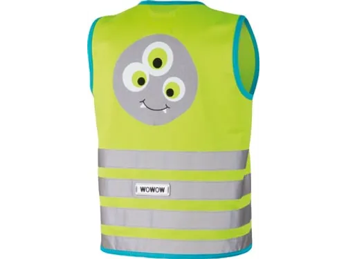 Crazy Monster Jacket Reflecterend Fluohesje Kind Groen Small