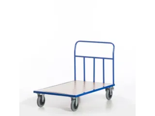 kopwandwagen,draagverm. 500kg,laadvl. LxB 1200x800mm,houtplaat,1wand - 5