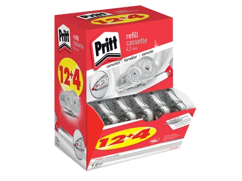 Correctieroller vulling Pritt Flex 4.2mmx12m Doos 12+4 gratis