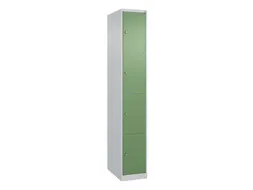 lockerkast,HxBxD 1850x300x500mm,1x4vakken,vak B 300mm,cil.-slot
