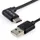USB-A naar USB-C kabel 1 Meter Rechts Gehoekt USB 2.0