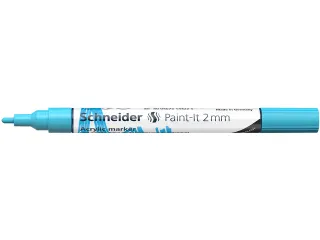 Acrylmarker Schneider Paint-It 310 2mm pastel blauw - 5