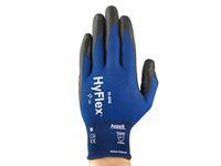 Handschoen HyFlex 11-816, Maat 11 Nitril Blauw Zwart