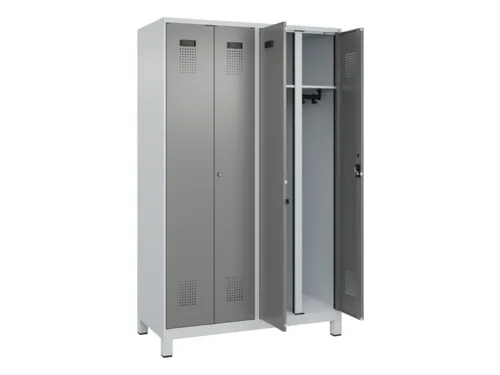 locker voor scheiding van kleding,HxBxD 1950x1200x500mm,4vak