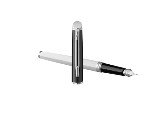 Vulpen Waterman Hémisphère Colour Blocking black en white CT fijn
