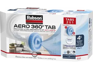 Rubson Aero 360 Vochtopnemer navulling Neutraal 4 stuks - 1