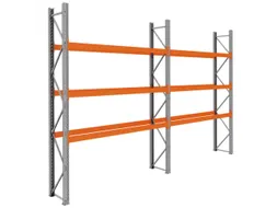 palletstelling,basis+1xaanbouw,HxBxD 3990x5700x750mm,vakl. 3000kg