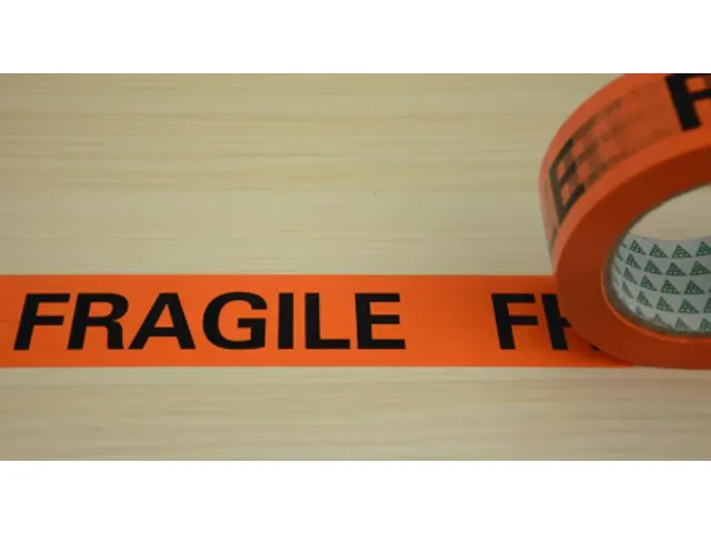 Verpakkingstape Signaleringstape Fragile/Breekbaar 50mm x 66m oranje