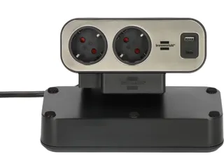 Stekkerdoos Brennenstuhl Estilo bureau duplex 10-voudig 1 USB C, 1 USB - 1