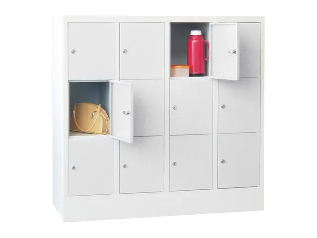 armoire multicases,HxlxP 1187x1200x500mm,RAL7035,face avant RAL7035