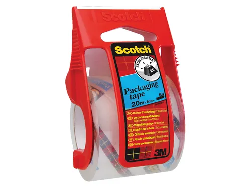 Verpakkingstape Scotch E5020D transparant PP 50mmx20m
