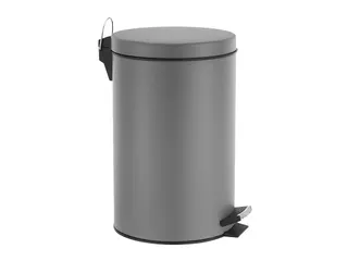 Pedaalemmer 14 Liter Metaal Grijs - 1