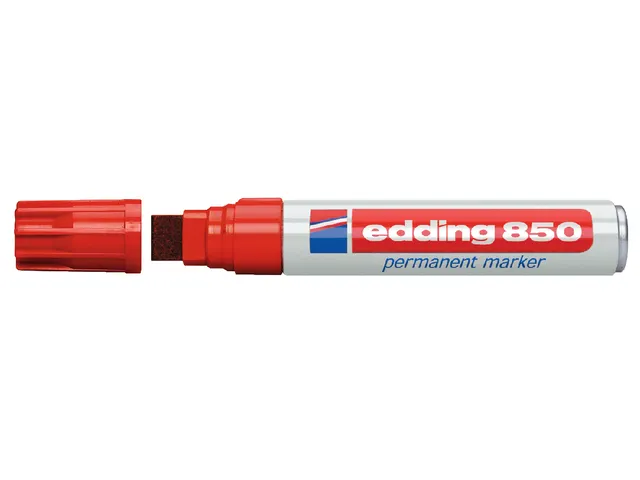 Viltstift edding 850 blok 5-16mm rood