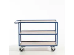 tafelwagen,draagverm. 250kg,3etage(s),laadvl. LxB 990x590mm,houtetage