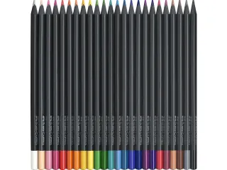 Kleurpotloden Faber-Castell Black Edition in kartonnen etui á 24 stuk - 2