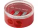 Taille-crayon Faber-Castell double rond avec réservoir boîte 18 pces