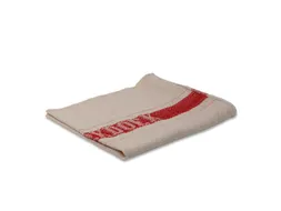 Werkdoek 100% katoen 40x50cm 10 Stuks Wit Rood