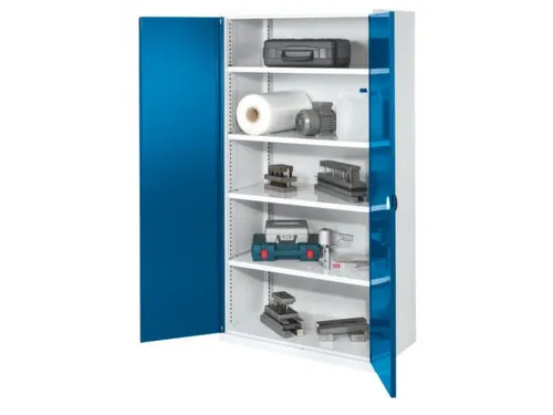 Materiaalkast Dubbelwandige Deur 1950x1000x600mm 4legborden Ral5010