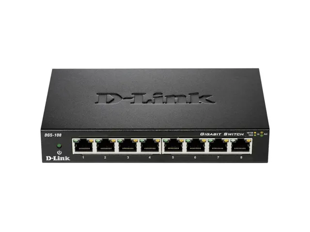 D-Link DGS-108/E DGS-108 Netwerk switch 8 poorten 1 GBit/s