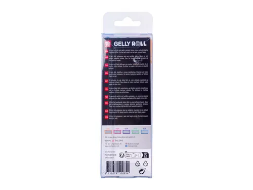 Gelschrijver Sakura Gelly Roll 0.7mm Silver Shadow 5 stuks