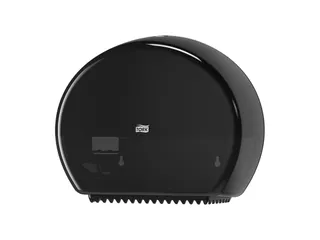 Tork 555008 T2 Mini Jumbo Toiletpapier Dispenser Elevation Zwart - 1