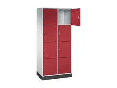 grootvolume-lockersysteem,RAL 7035/RAL 3003,HxBxD 1950x820x500mm