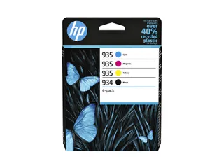 HP 934/935 Inktcartridge Zwart + Kleur 4-Pack Origineel - 1