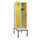 locker met bank,HxBxD 2120x600x815mm,2vak,vak B 300mm,cilinderslot