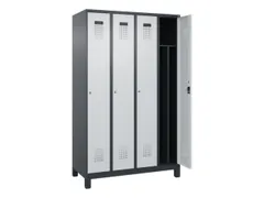 locker voor scheiding van kleding,HxBxD 1950x1200x500mm,4vak