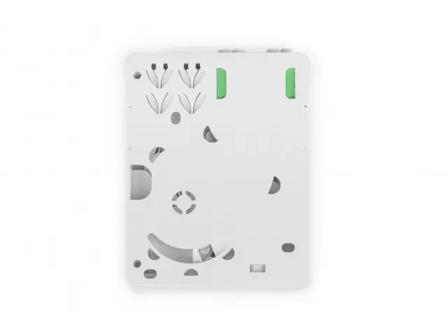 FTTH-behuizing met 2x LC (APC) DX-adapter wandmontage