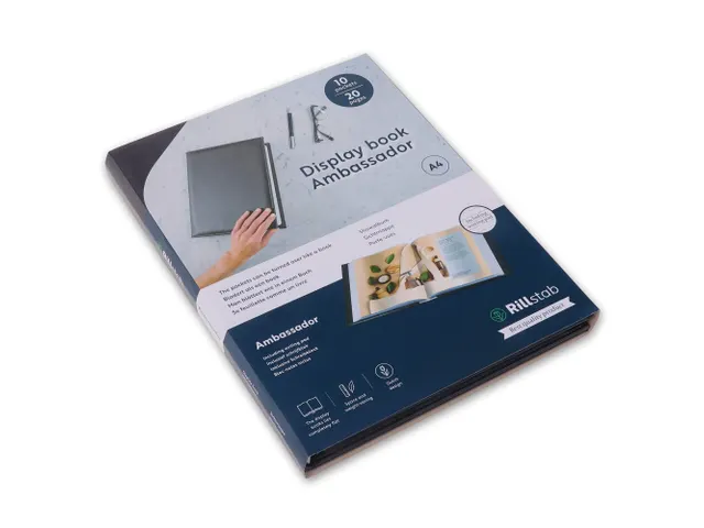 Showmap Rillstab Ambassadeur A4 RI98014 1 Kanaals 10 Tassen Zwart