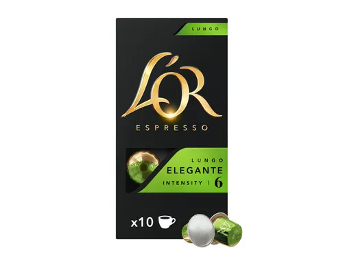 Koffiecups L'Or espresso Lungo Elegante 10 stuks