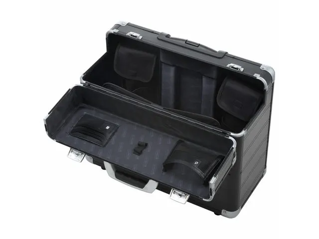 Pilotenkoffer Alumaxx C-2 aluminium zilver-carbon