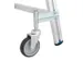 bordestrap,verrijdbaar,bordes H 0,75m,2x3treden,aluminium,4zwenkwielen