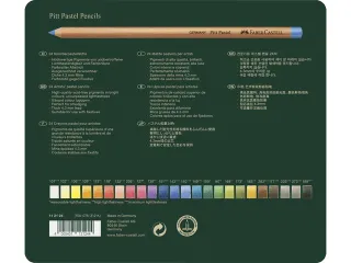 Pastelpotlood Faber-Castell Pitt metalen etui a 24 stuks - 6